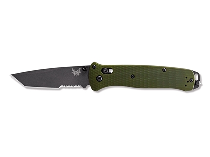 Picture of Benchmade BAILOUT 537SGY-1 GREEN TANTO SERRATED