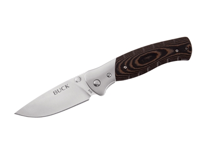 Picture of Buck SELKIRK FOLDING SMALL BLACK/BROWN 835BRS