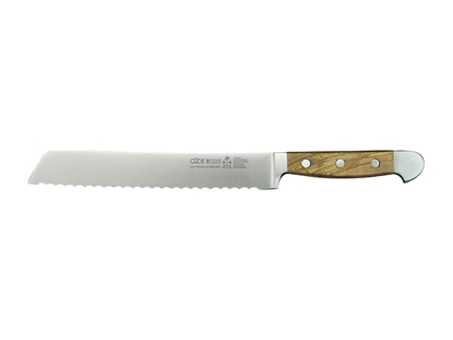 Picture of GUDE ALPHA ULIVO PANE (Bread knife) CM 21