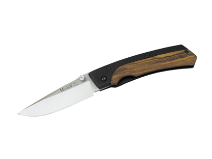 Picture of Muela FOLDING BLACK ALUMINUM / OLIVE WOOD PMX-7OL