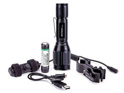 Picture of Nextorch HUNTING SET T5G LED DUAL-LIGHT Ricaricabile (1200 L WHITE- 170 L GRE