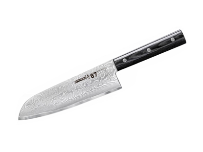 Picture of Samura DAMASCUS 67 SANTOKU (Santoku knife) CM.17,5