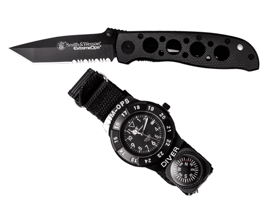 Picture of Smith & Wesson EXTREME OPS COMBO (WATCH-KNIFE)