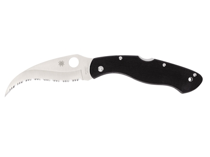 Picture of Spyderco CIVILIAN G-10 BLACK SERRATED C12GS