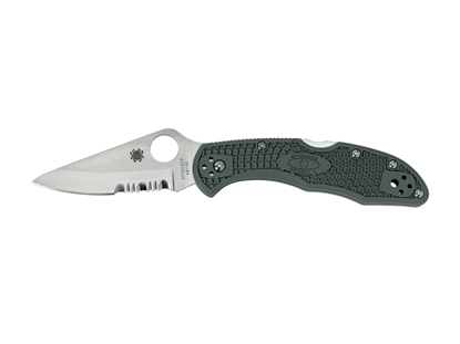 Picture of Spyderco DELICA 4 FRN FOLIAGE GREEN COMBO C11PSFG