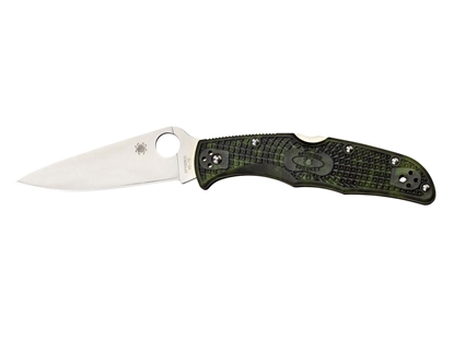 Picture of Spyderco ENDURA 4 FRN ZOME GREEN FLAT C10ZFPGR