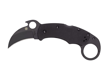 Picture of Spyderco KARAHAWK G-10 ALL BLACK PLAIN C170GBBKP