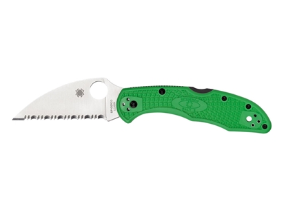 Picture of Spyderco SALT 2 WHARNCLIFFE FRN GREEN SERRATED C88FSWCGR2
