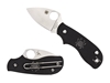 Picture of Spyderco SQUEAK FRN BLACK PLAIN C154PBK