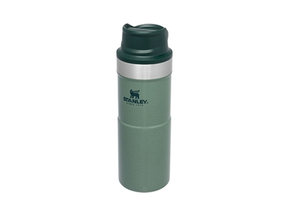 Picture of Stanley CLASSIC TRIGGER-ACTION TRAVEL MUG 12oz /350ml Hammertone Green