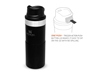 Immagine di Stanley CLASSIC TRIGGER-ACTION TRAVEL MUG 12oz /350ml Matte Black Pebble