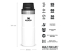 Immagine di Stanley CLASSIC TRIGGER-ACTION TRAVEL MUG 12oz /350ml Polar