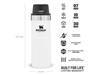 Immagine di Stanley CLASSIC TRIGGER-ACTION TRAVEL MUG 16oz /470ml Polar