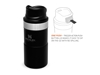 Immagine di Stanley CLASSIC TRIGGER-ACTION TRAVEL MUG 8.5oz /250ml Matte Black Pebble