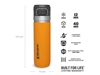 Immagine di Stanley GO QUICK FLIP WATER BOTTLE 24oz /700ml Saffron