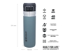 Picture of Stanley GO QUICK FLIP WATER BOTTLE 24oz /700ml Shale