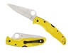 Picture of Spyderco PACIFIC SALT 2 FRN YELLOW PLAIN C91PYL2