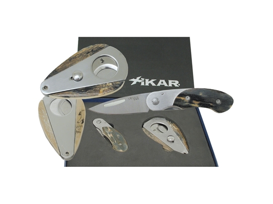 Immagine di Xikar GIFT PACK FOSSILE MAMMOUTH (TAGLIASIGARI XI3 + COLTELLO ELAN)