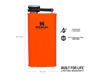 Picture of Stanley CLASSIC EASY-FILL WIDE MOUTH FLASK 8oz /230ml Blaze Orange