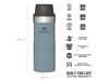 Immagine di Stanley CLASSIC TRIGGER-ACTION TRAVEL MUG 12oz /350ml Shale