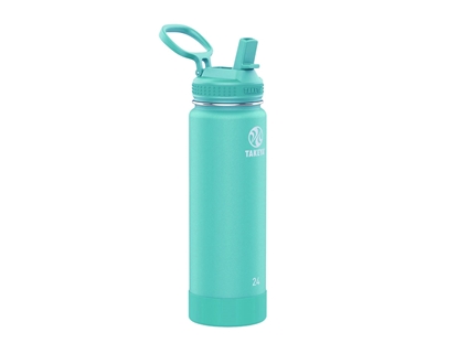 Immagine di Takeya ACTIVES STRAW INSULATED BOTTLE 24oz / 700ml Teal (51223)