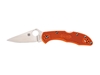 Picture of Spyderco DELICA 4 FLAT FRN ORANGE PLAIN C11FPOR