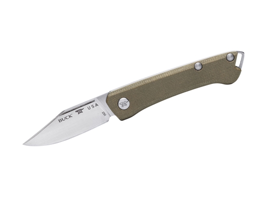 Picture of Buck SAUNTER CLIP OD GREEN MICARTA 250GRS1