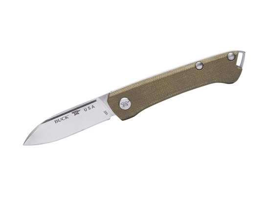 Picture of Buck SAUNTER DROP GREEN MICARTA 250GRS