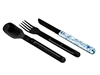 Picture of Akinod MAGNETIC STRAIGHT CUTLERY 12H34 BLACK MIRROR Azulejos