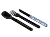 Immagine di Akinod MAGNETIC STRAIGHT CUTLERY 12H34 BLACK MIRROR Fleurs de Cerisier