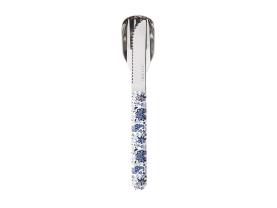 Immagine di Akinod MAGNETIC STRAIGHT CUTLERY 12H34 MIRROR Fleur Bleue