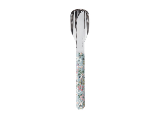 Picture of Akinod MAGNETIC STRAIGHT CUTLERY 12H34 MIRROR Fleurs Gourmandes