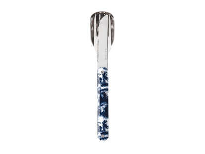 Picture of Akinod MAGNETIC STRAIGHT CUTLERY 12H34 MIRROR Tie & Dye Bleu