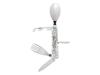 Picture of Akinod MULTIFUNCTION CUTLERY 13H25 MIRROR Fleurs Gourmandes