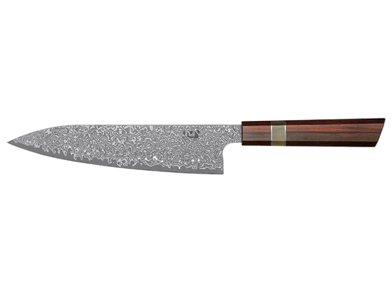 Immagine di Xin XINCRAFT CHEF'S KNIFE CM.22,5 DAMASCUS ACID ETCHED XC120