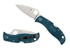 Immagine di Spyderco LEAFJUMPER FRN BLUE K390 PLAIN C262PBLK390