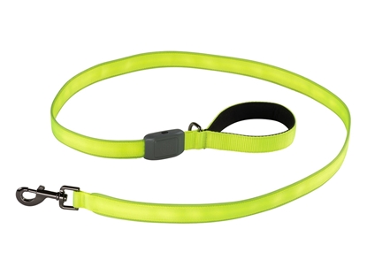 Picture of Niteize NITEDOG RECHARGEABLE LED LEASH Lime NDLR-17-R3