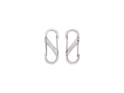 Picture of Niteize S-BINER DUAL CARABINER #1 2PZ SS Stainless SB1-2PK-11