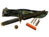 Immagine di SURVIVAL BLACK BLADE CON LENTE FODERO CAMO CM 20