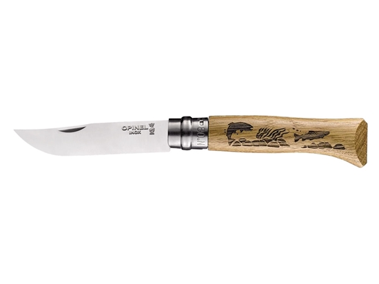 Immagine di Opinel ANIMALIA N°08 INOX "TROTA" (002334)