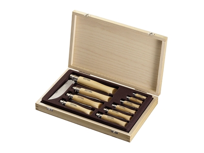 Picture of Opinel BOX LEGNO TRADIZIONE 10 PZ INOX (001311)