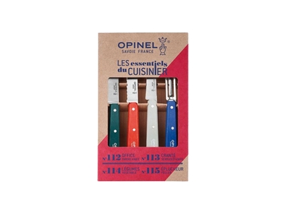 Picture of Opinel SET ESSENTIELS DU CUISINIER 4 pz colorati (112-113-114-115) (002576)