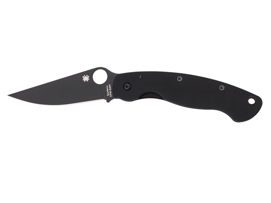 Immagine di Spyderco MILITARY G-10 BLACK BLADE PLAIN C36GPBK2