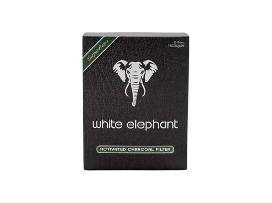 Immagine di White Elephant FILTRO x PIPA CARBONE ATTIVO 9 mm 150 pz (20103)