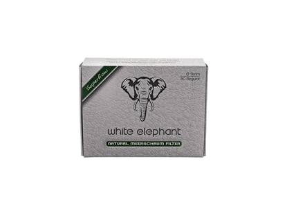 Immagine di White Elephant FILTRO x PIPA SEPIOLITE NATURALE 9 mm 40 pz (20202)