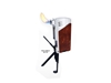 Picture of Vector ACCENDINO x PIPA GLADIUS ANGLED FLAME W/TOOLS 10 Mahogany Marble