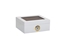 Immagine di Humidor Supreme UMIDIFICATORE CAPRI GLASSTOP COLOR WHITE Medium HUM-25HYG-WH