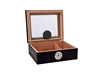 Immagine di Humidor Supreme UMIDIFICATORE CAPRI OAK GLASSTOP Medium HUM-25BLK