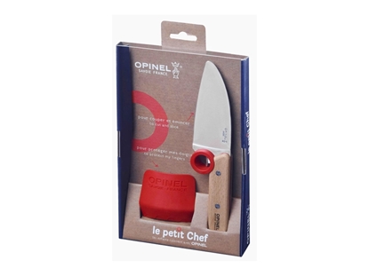 Picture of Opinel SET "LE PETIT CHEF" 2PZ ROUGE (001744)
