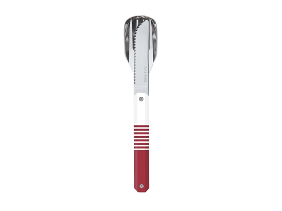 Immagine di Akinod MAGNETIC STRAIGHT CUTLERY 12H34 MIRROR Marinière Rouge